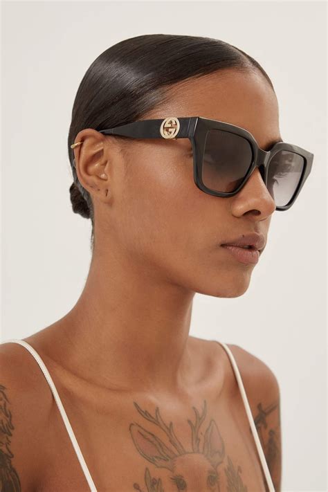 gucci oversized cat eye sunglasses|gucci cat eye sunglasses havana.